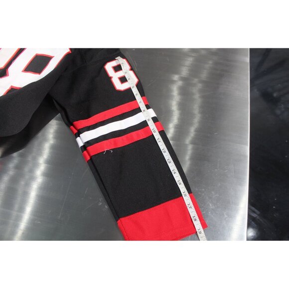 Reebok CCM Jersey V-Neck Pullover Chicago Blackhawks Kane #88 Size 54 Black PO18 - Picture 6 of 9
